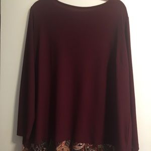 Susan Graver long sleeve tunic.